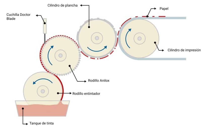 proceso de la flexografia